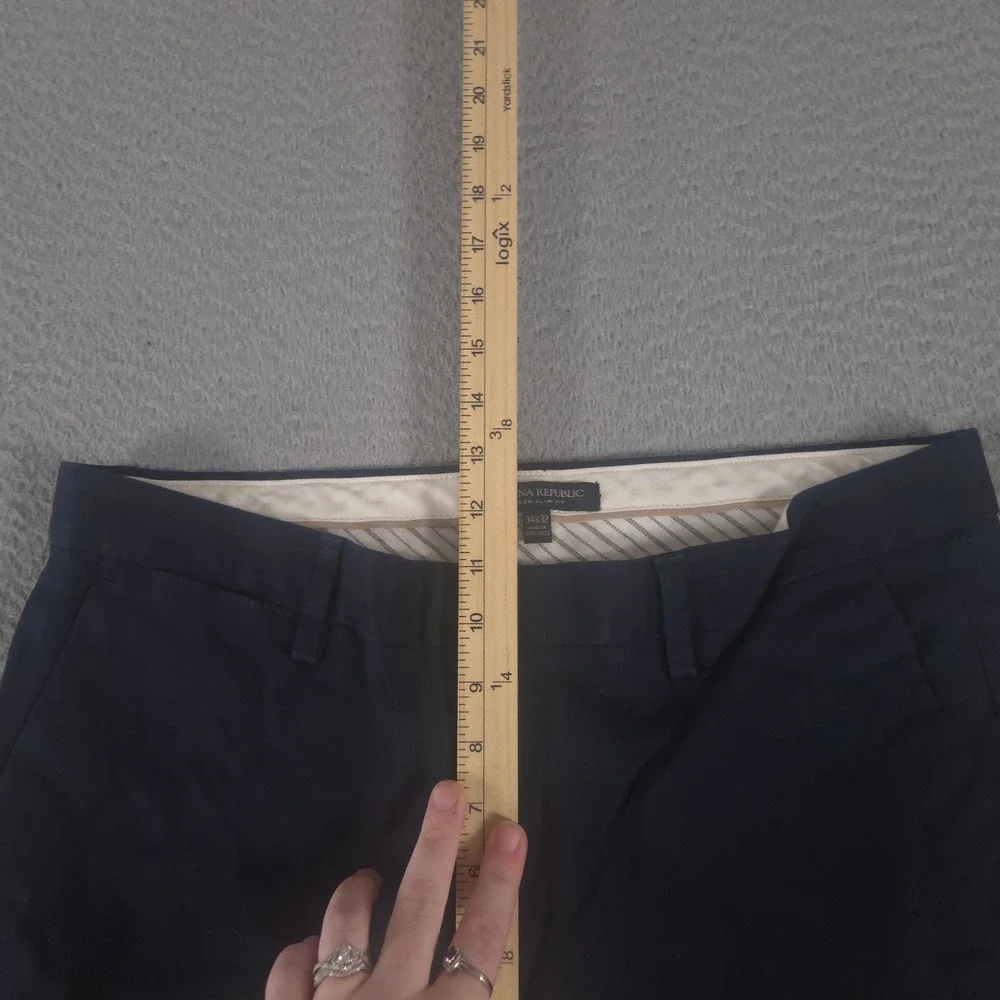 Banana Republic Pants Mens 34x32 Navy Aiden Slim Rapid Movement Chino Stretch